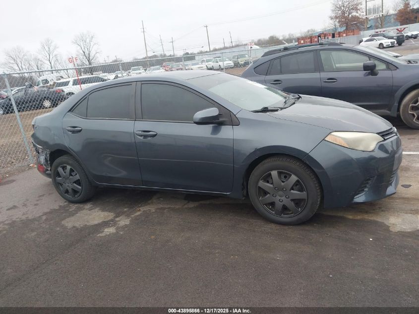 2015 Toyota Corolla Le VIN: 5YFBURHE6FP270964 Lot: 43895866