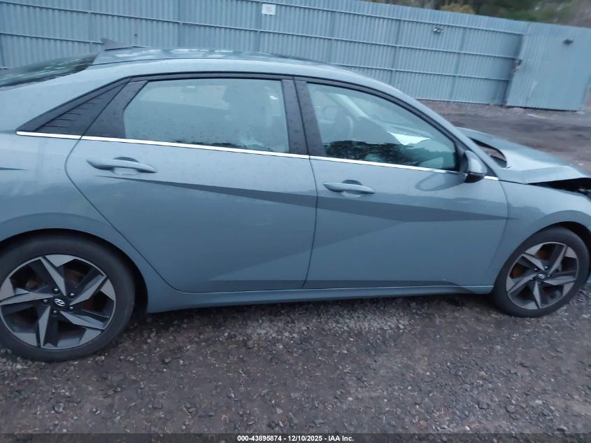 2021 Hyundai Elantra Limited VIN: KMHLP4AG5MU115666 Lot: 43895874