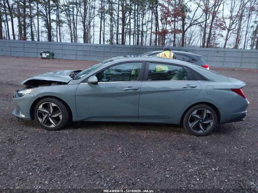 2021 Hyundai Elantra Limited VIN: KMHLP4AG5MU115666 Lot: 43895874