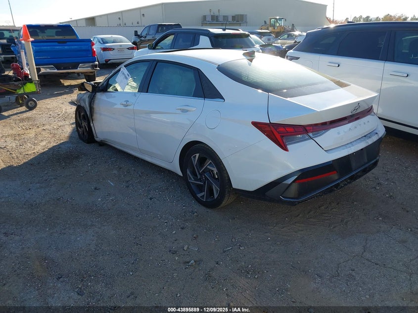 VIN KMHLS4DG0SU019418 2025 HYUNDAI ELANTRA SEL CONVENIENCE
