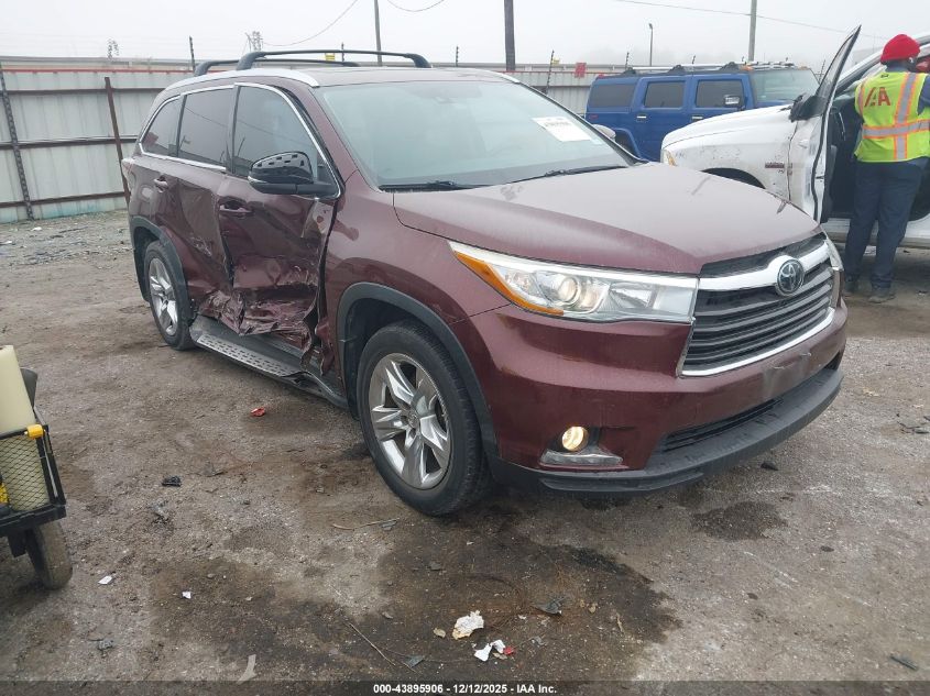 2015 Toyota Highlander Limited Platinum V6