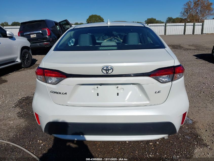 2021 Toyota Corolla Le VIN: 5YFEPMAE4MP160008 Lot: 43895908