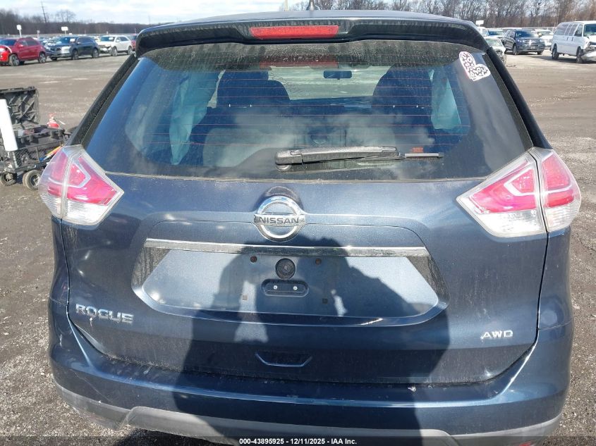 2015 Nissan Rogue S VIN: KNMAT2MV6FP549294 Lot: 43895925