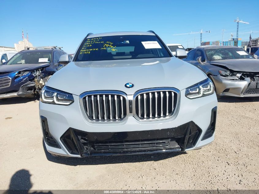 2024 BMW X3 Sdrive30I VIN: WBX47DP03RN266478 Lot: 43895984
