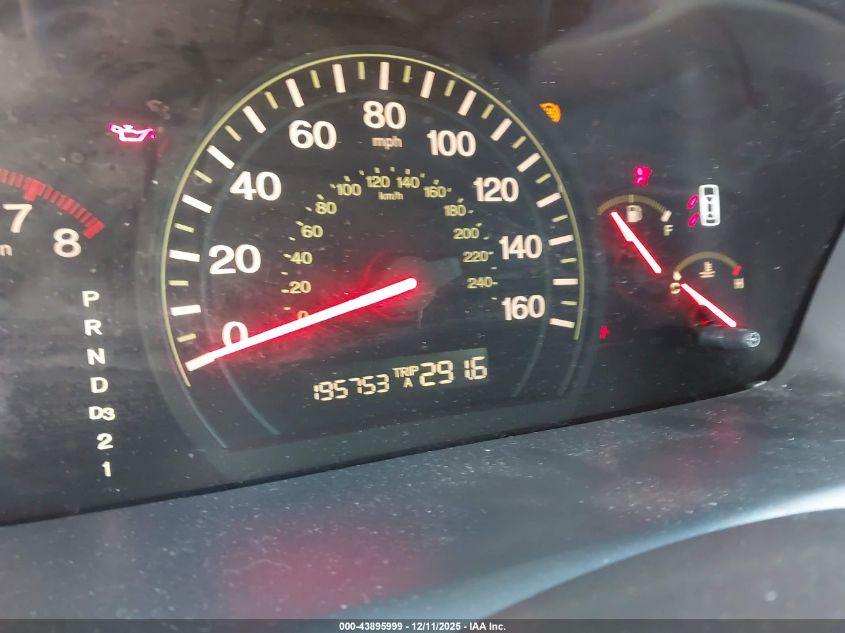 2003 Honda Accord VIN: 16GCM56303A105833 Lot: 43895999