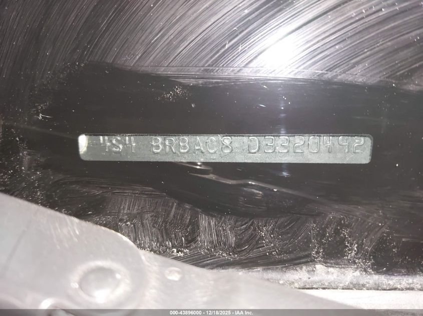 2013 Subaru Outback 2.5I VIN: 4S4BRBAC8D3320492 Lot: 43896000