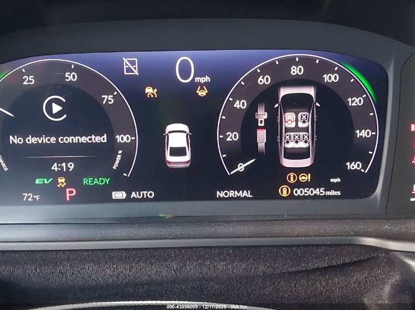 2025 Honda Accord Hybrid Ex-L VIN: 1HGCY2F60SA082999 Lot: 43896009