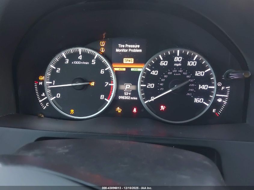 2017 Acura Rdx Advance Package VIN: 5J8TB3H77HL016606 Lot: 43896013