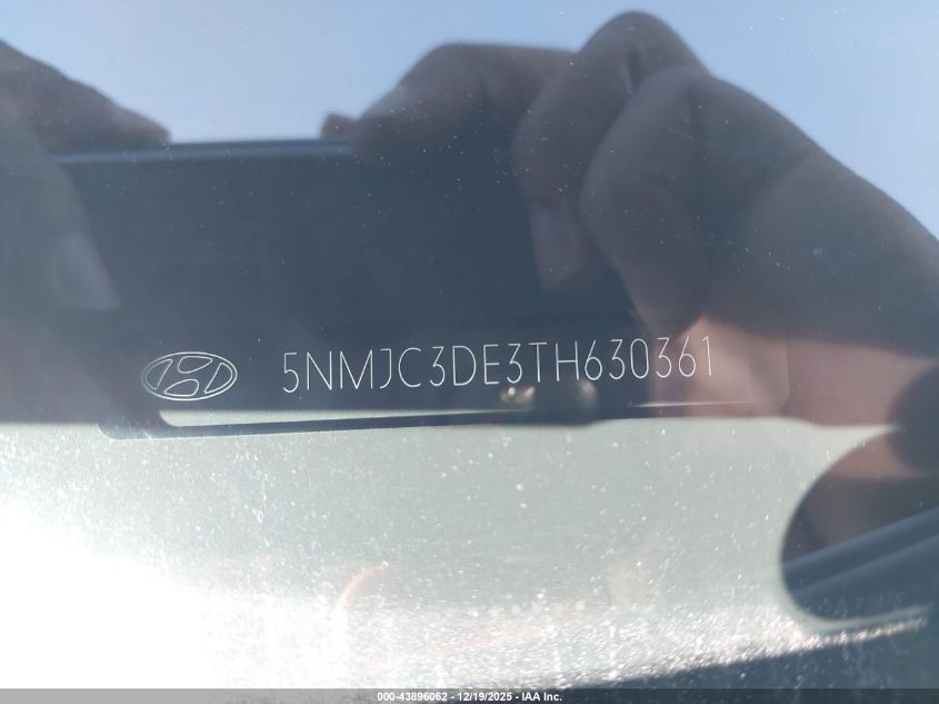 2026 Hyundai Tucson Sel Premium VIN: 5NMJC3DE3TH630361 Lot: 43896062