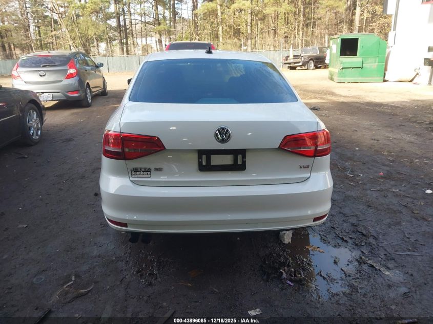 2015 Volkswagen Jetta 1.8T Se VIN: 3VWD07AJ1FM296747 Lot: 43896085