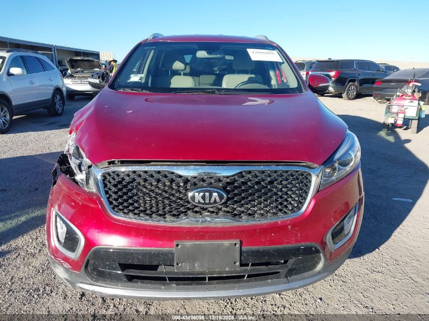 2018 Kia Sorento 3.3L Ex VIN: 5XYPH4A55JG386550 Lot: 43896096
