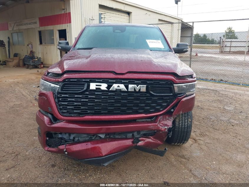 2025 Ram 1500 Lone Star 4X2 5'7 Box VIN: 1C6RREFP9SN612824 Lot: 43896136