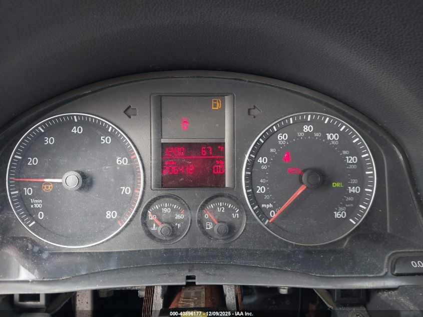 2007 Volkswagen Jetta VIN: 3VWGF71K67M150737 Lot: 43896177