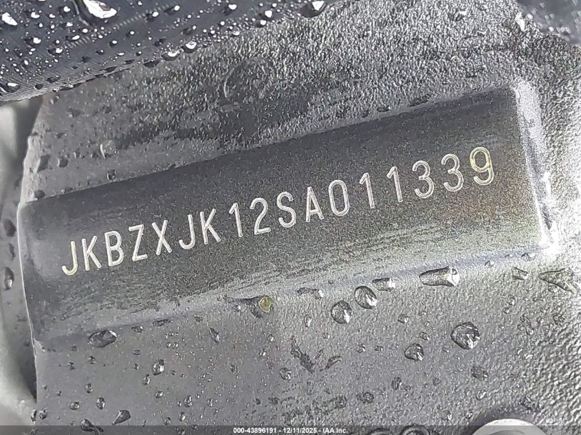 2025 Kawasaki Zx636 K VIN: JKBZXJK12SA011339 Lot: 43896191