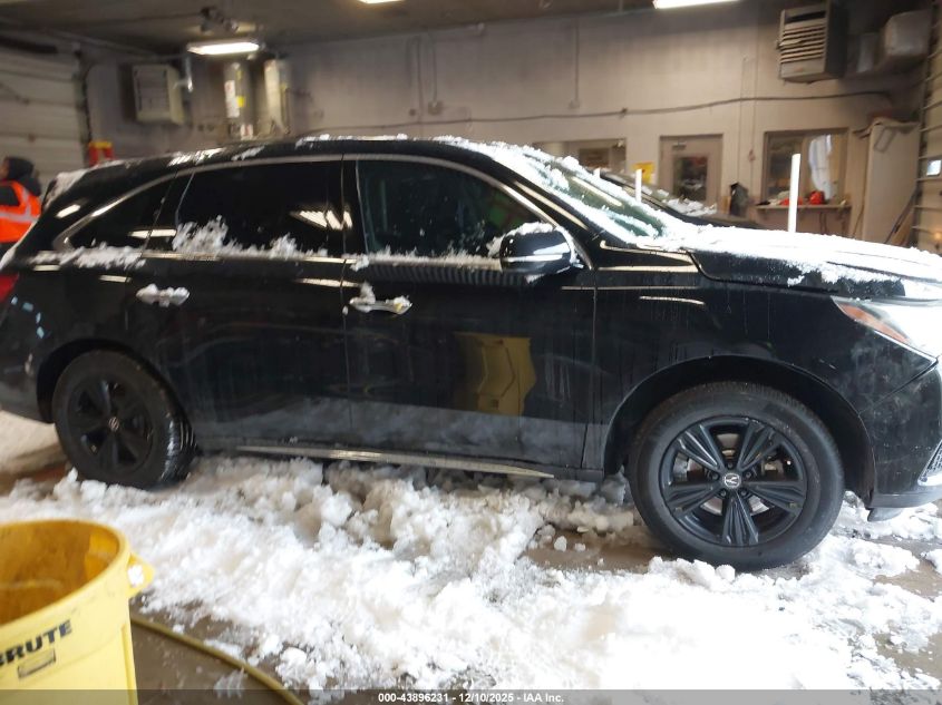2018 Acura Mdx VIN: 5J8YD4H30JL001101 Lot: 43896231
