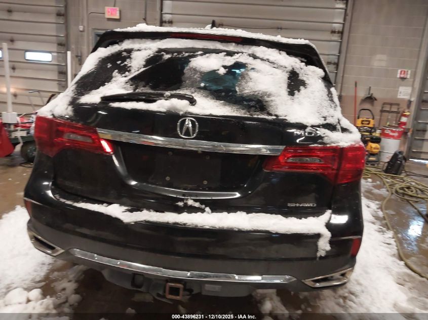 2018 Acura Mdx VIN: 5J8YD4H30JL001101 Lot: 43896231