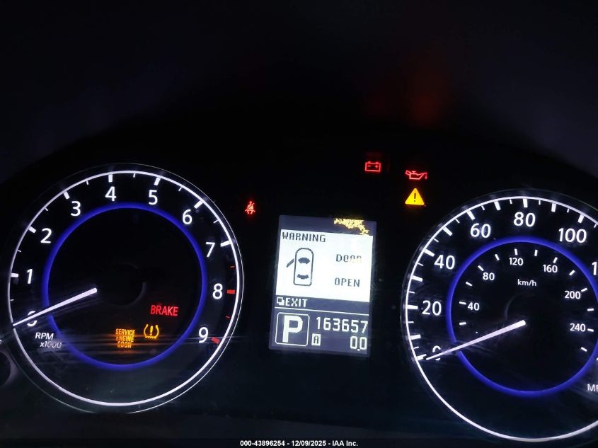 2011 Infiniti G37 Journey VIN: JN1CV6AP6BM507920 Lot: 43896254