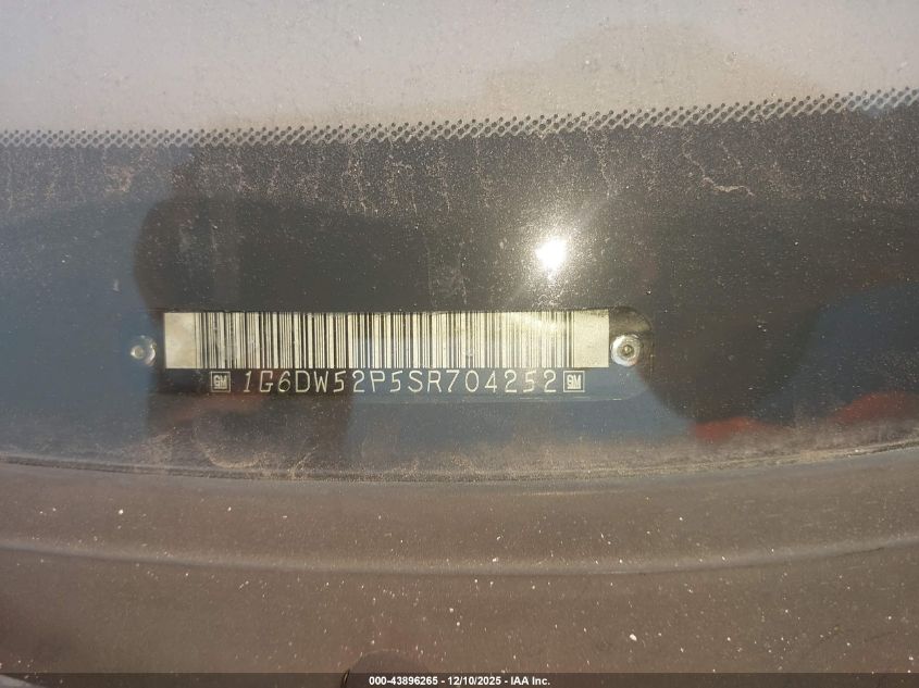 1995 Cadillac Fleetwood Brougham VIN: 1G6DW52P5SR704252 Lot: 43896265