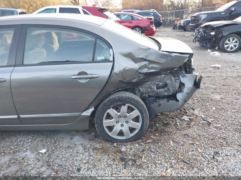 2008 Honda Civic Lx VIN: 2HGFA16538H525787 Lot: 43896266