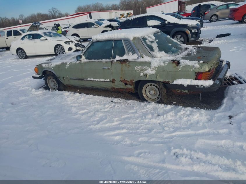 1973 Mercedes-Benz 450Sl VIN: 10702310007896 Lot: 43896305