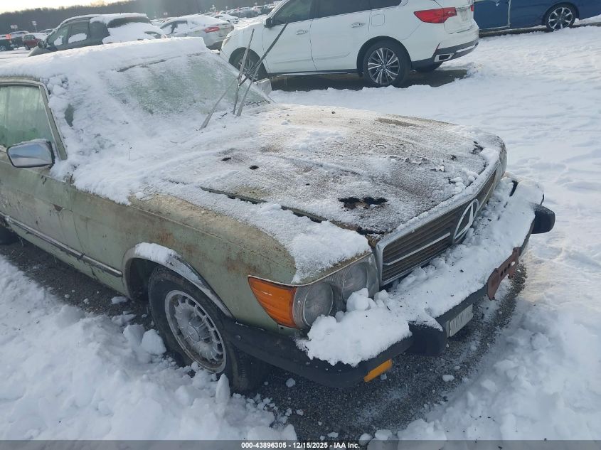 1973 Mercedes-Benz 450Sl VIN: 10702310007896 Lot: 43896305