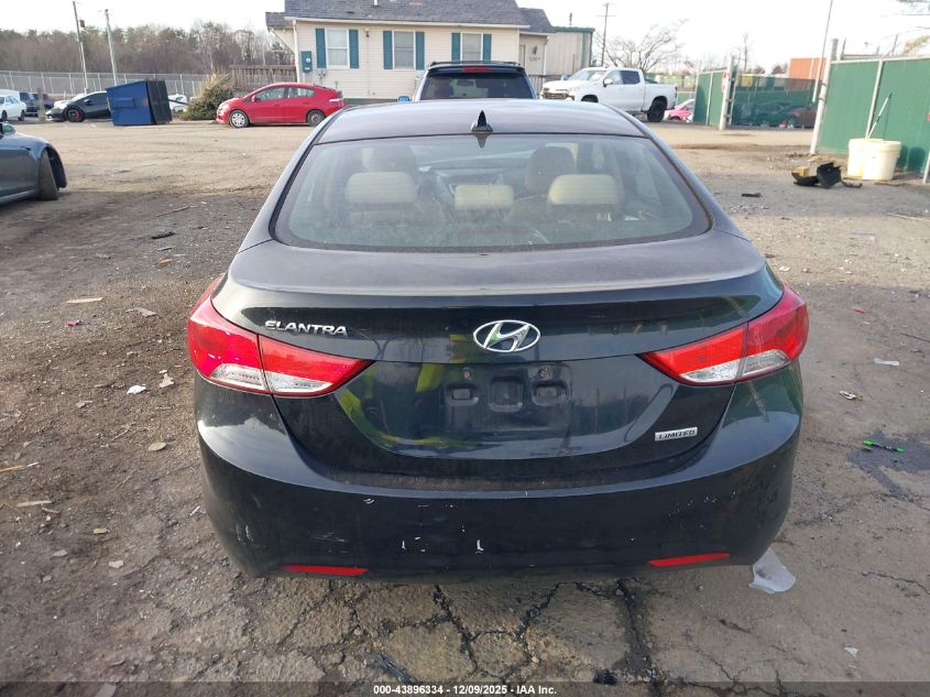 2012 Hyundai Elantra Limited (Ulsan Plant) VIN: KMHDH4AE7CU417183 Lot: 43896334