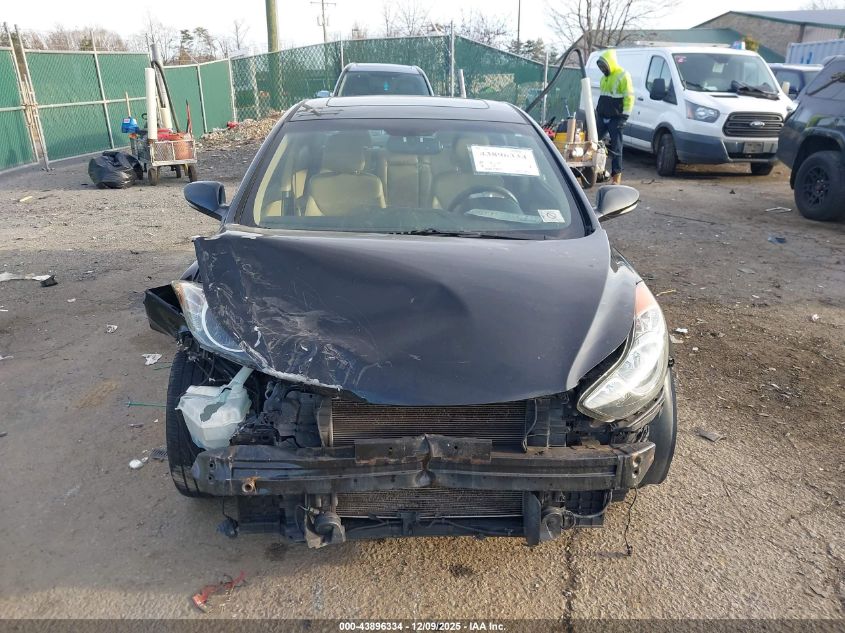 2012 Hyundai Elantra Limited (Ulsan Plant) VIN: KMHDH4AE7CU417183 Lot: 43896334