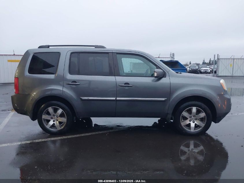 2012 Honda Pilot Touring VIN: 5FNYF4H94CB011102 Lot: 43896403