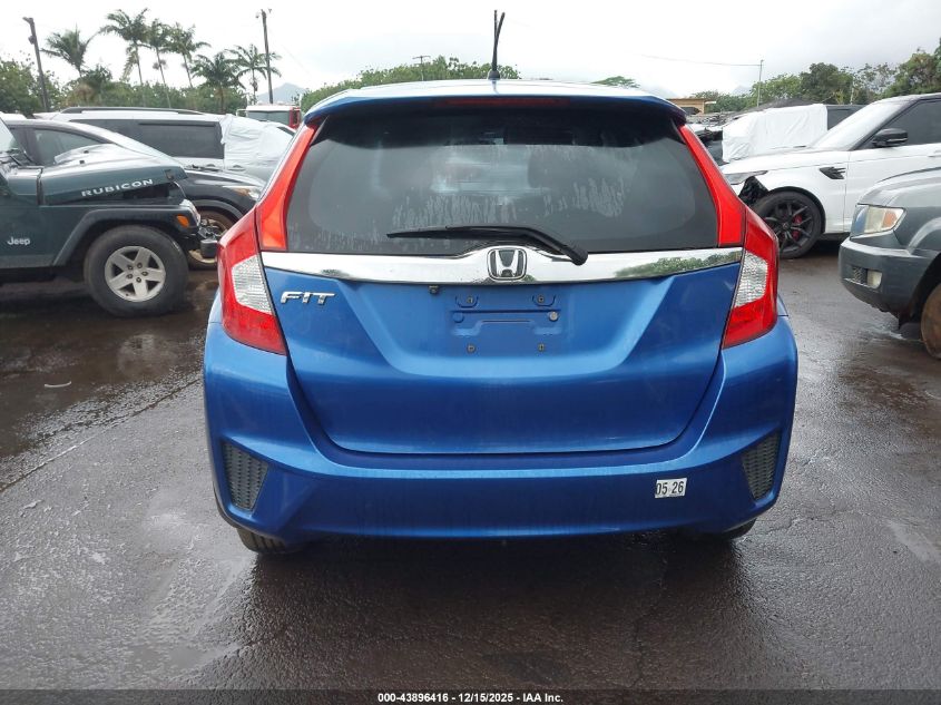 2015 Honda Fit Ex/Ex-L VIN: 3HGGK5H88FM763116 Lot: 43896416