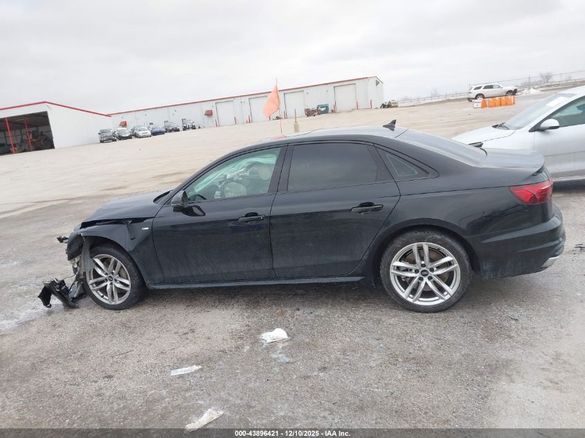 2021 Audi A4 Premium Plus 45 Tfsi S Line Quattro S Tronic VIN: WAUEAAF45MN008345 Lot: 43896421