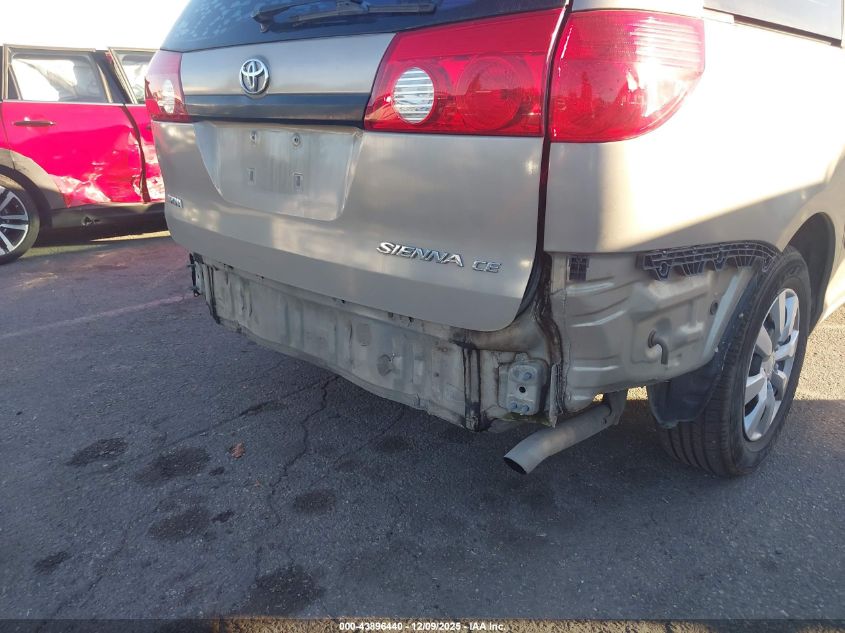 2008 Toyota Sienna Ce VIN: 5TDZK23C48S107077 Lot: 43896440