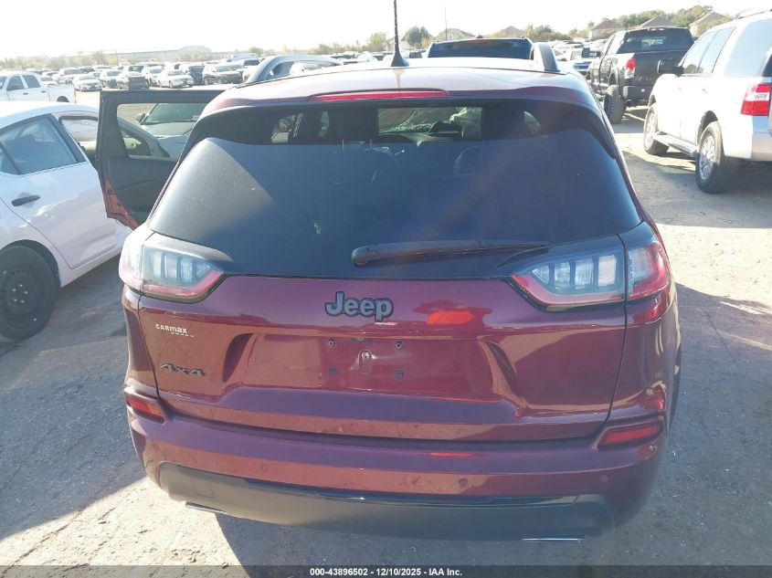 2019 Jeep Cherokee High Altitude 4X4 VIN: 1C4PJMDN2KD342585 Lot: 43896502