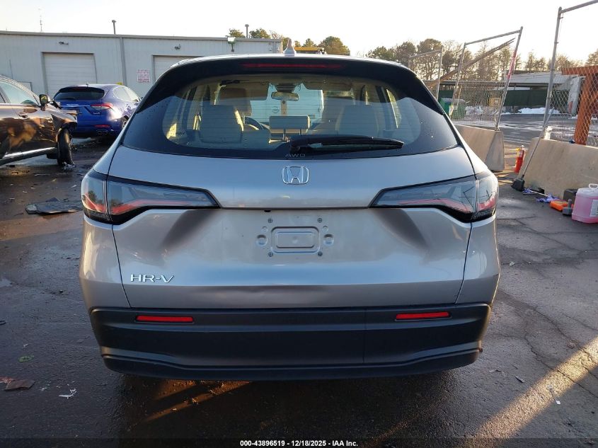 2024 Honda Hr-V Awd Lx VIN: 3CZRZ2H32RM762399 Lot: 43896519