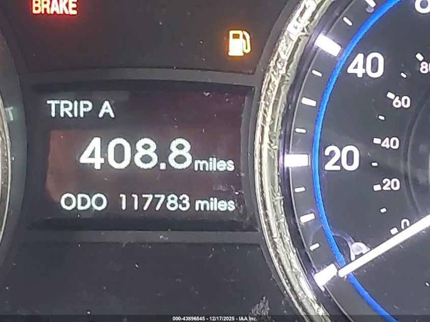 2012 Hyundai Sonata Gls VIN: 5NPEB4AC0CH493556 Lot: 43896545