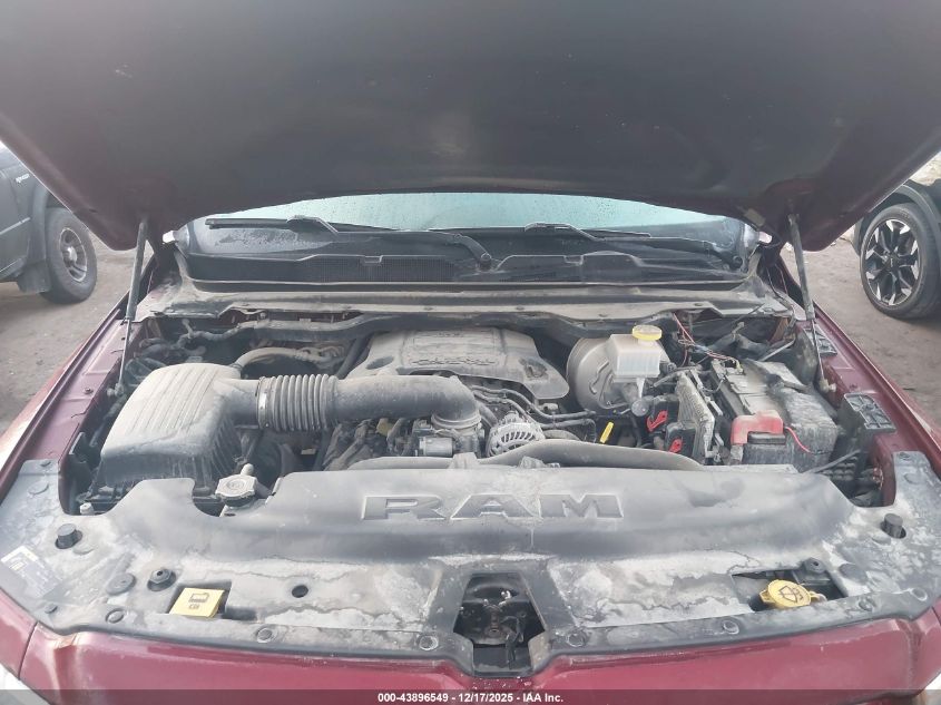 2019 Ram 1500 Big Horn/Lone Star 4X4 5'7 Box VIN: 1C6SRFFT9KN893009 Lot: 43896549