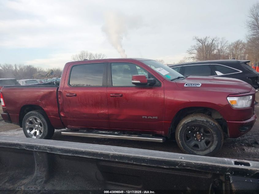 2019 Ram 1500 Big Horn/Lone Star 4X4 5'7 Box VIN: 1C6SRFFT9KN893009 Lot: 43896549