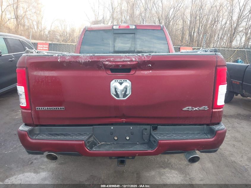 2019 Ram 1500 Big Horn/Lone Star 4X4 5'7 Box VIN: 1C6SRFFT9KN893009 Lot: 43896549