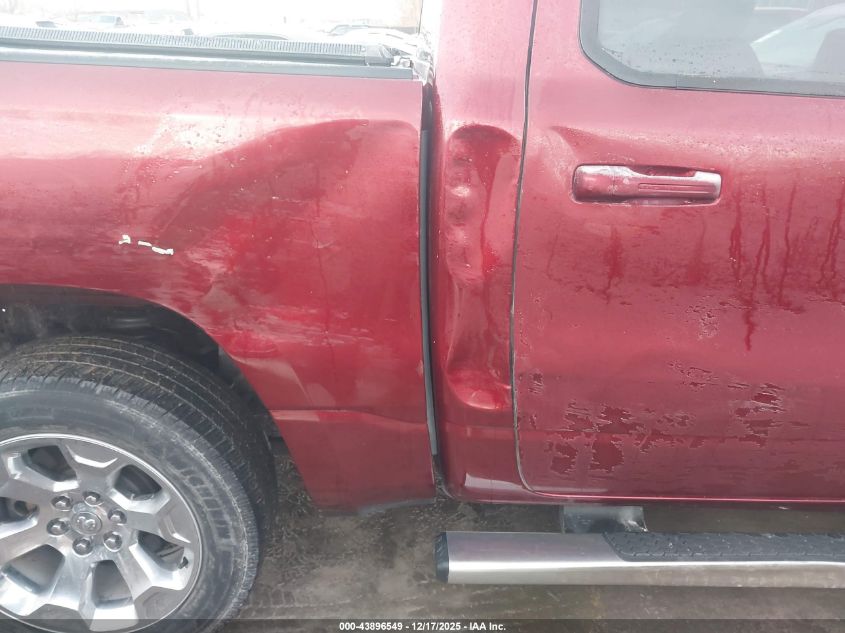 2019 Ram 1500 Big Horn/Lone Star 4X4 5'7 Box VIN: 1C6SRFFT9KN893009 Lot: 43896549