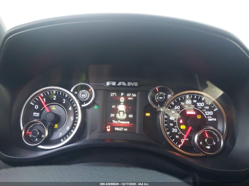 2019 Ram 1500 Big Horn/Lone Star 4X4 5'7 Box VIN: 1C6SRFFT9KN893009 Lot: 43896549