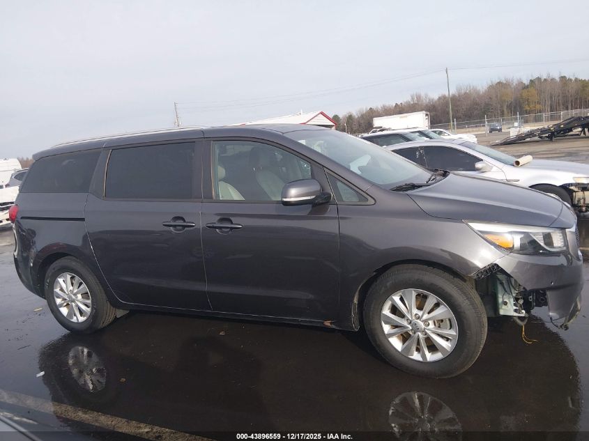 2017 Kia Sedona Lx VIN: KNDMB5C12H6329269 Lot: 43896559