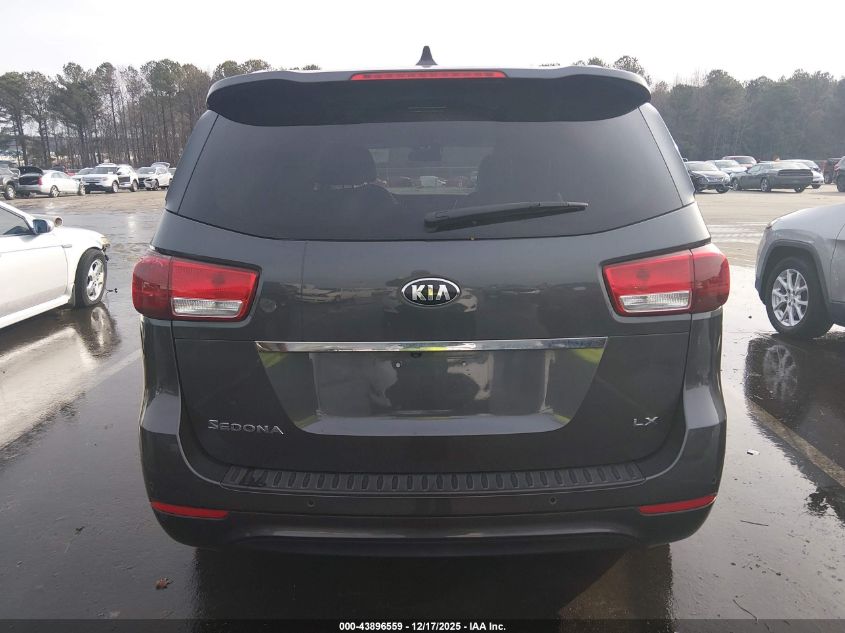 2017 Kia Sedona Lx VIN: KNDMB5C12H6329269 Lot: 43896559