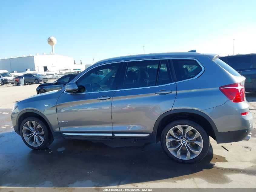 2016 BMW X3 Sdrive28I VIN: 5UXWZ7C58G0R33282 Lot: 43896563