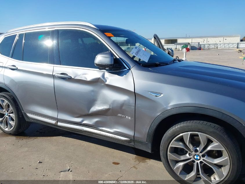 2016 BMW X3 Sdrive28I VIN: 5UXWZ7C58G0R33282 Lot: 43896563