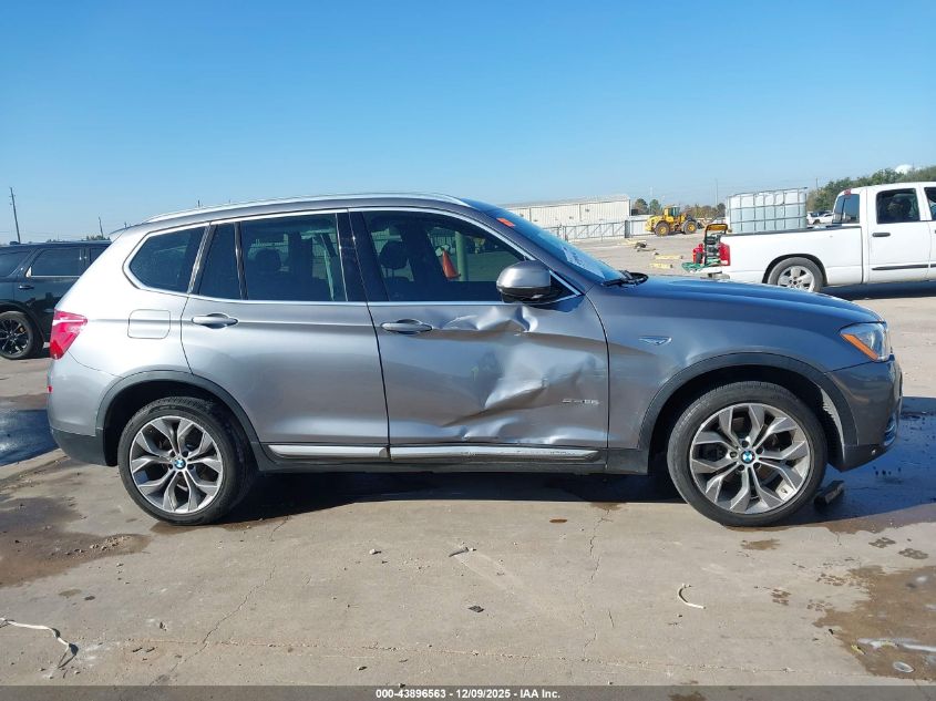 2016 BMW X3 Sdrive28I VIN: 5UXWZ7C58G0R33282 Lot: 43896563
