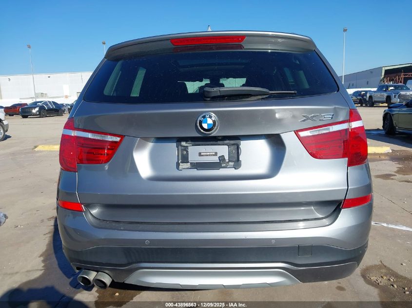 2016 BMW X3 Sdrive28I VIN: 5UXWZ7C58G0R33282 Lot: 43896563