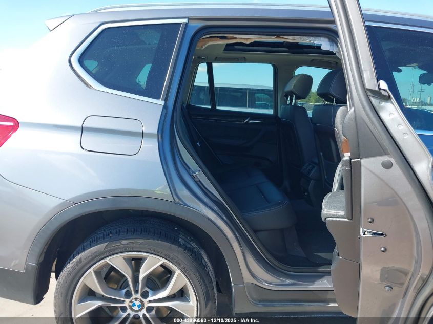 2016 BMW X3 Sdrive28I VIN: 5UXWZ7C58G0R33282 Lot: 43896563