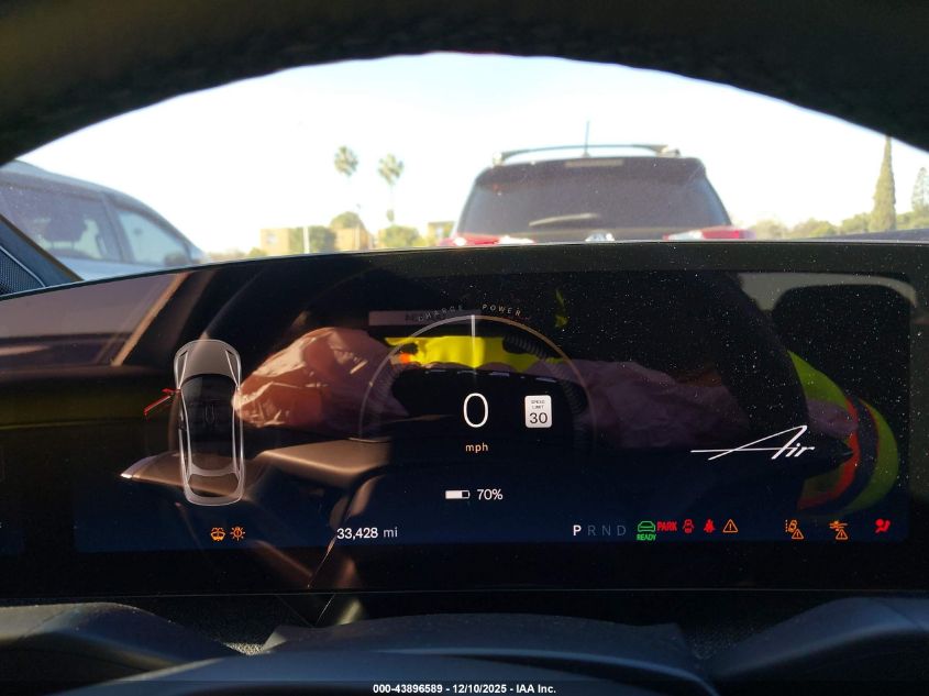 2023 Lucid Air Pure VIN: 50EA1PFA2PA005193 Lot: 43896589