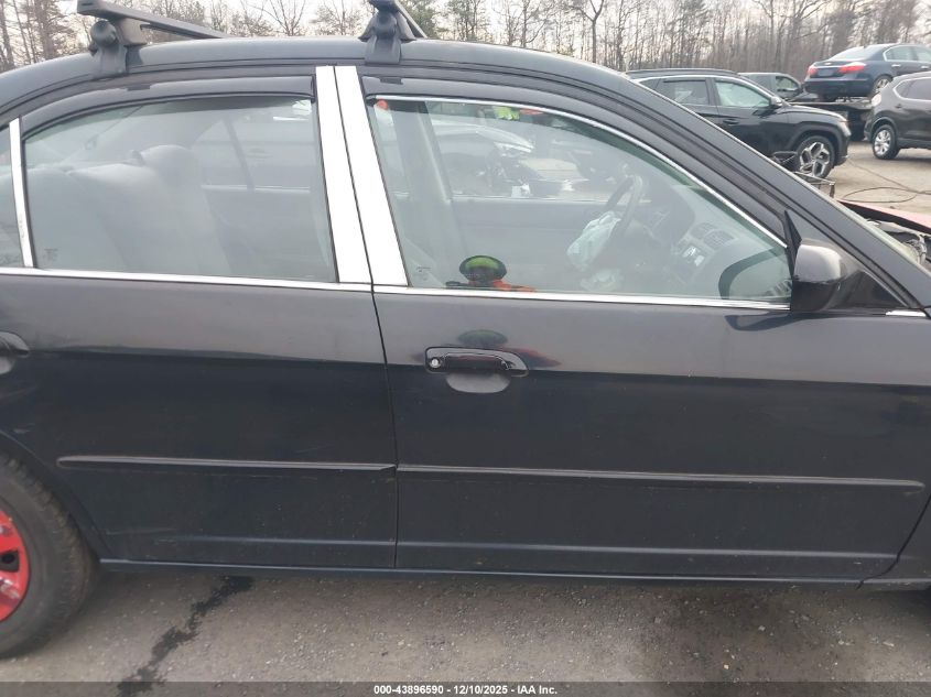 2001 Honda Civic Ex VIN: 1HGES26791L056049 Lot: 43896590