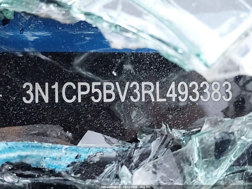 2024 Nissan Kicks S Xtronic Cvt VIN: 3N1CP5BV3RL493383 Lot: 43896627