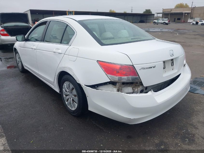 2008 Honda Accord 2.4 Lx VIN: 1HGCP26318A087971 Lot: 43896730